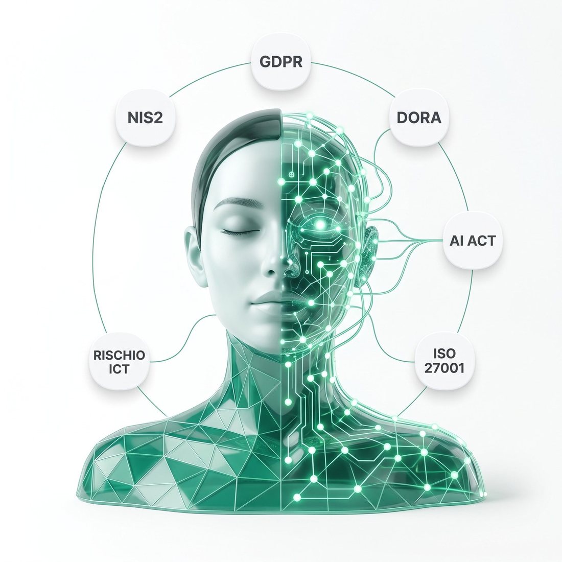 RegulAI: intelligenza artificiale semi-umanoide con le sei norme attorno